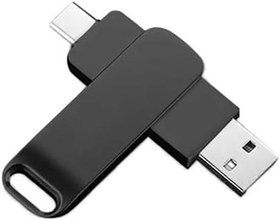 Resim Type-c & Lightning & Usb Flash Bellek 3 in 1 128Gb Usb3.0 Apple Android Pc Flash Bellek Sürücü 