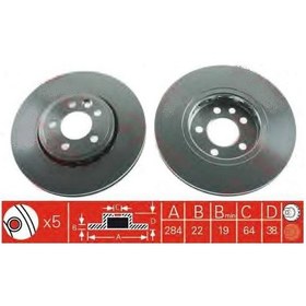 Resim Rover Fren Diski Ön 75 Sdb000880 - Sdb100940 