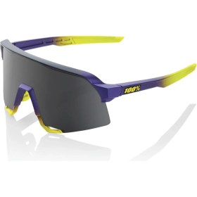 Resim %100 S3 - Mor Renkli Bisiklet Gözlüğü, Matte Metallic Digital Brights, Smoke Lens, M Beden 