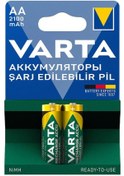Resim VARTA NI-MH 1.2V 2100 MAH HR6 AA ŞARJLI 2Lİ KALEM PİL 