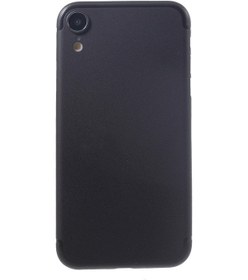 Resim iPhone XR İçin 6.1 inç Ultra İnce Koruyucu Cep Telefonu Kılıfı Siyah 