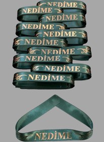 Resim Limelia Yeşil Nedime Kurdelesi Dügün Kına Gecesi Nedime Kolluğu 