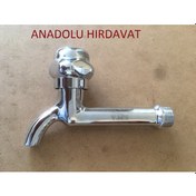 Resim Yms Pirinç Uzun Musluk Lavabo Musluğu 350 Gr Komple Pirinç 