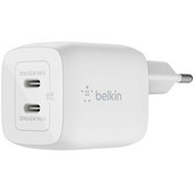 Resim Belkin WCH011VFWH Çift USB-C 45W Beyaz Şarj Cihazı Belkin