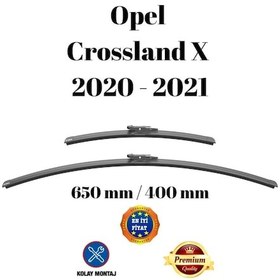 Resim Opel Crossland X 2020 2021 Uyumlu Ön Cam Muz Tipi Silecek Süpürgesi Seti 65/40cm Silbak 
