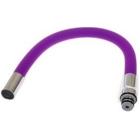 Resim Esnek Kıvrılabilir Silikon Batarya Borusu Başlığı Mor 