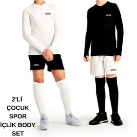 Resim RUTBİL SPORTS Çocuk Spor İçlik Body-Çocuk Termal İçlik Body-Çocuk Futbol İçliği-Çocuk Koşu İçliği-Body 2'Lİ SET 