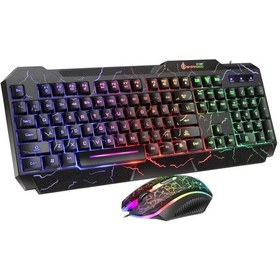 Resim Dongjing Shipadoo Renkli Rgb Arkadan Aydınlatmalı 104 Tuşlu Optik 