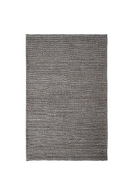 Resim Cool Halı Tessa Koyu Gri Jüt Halı El Dokuma Doğal İplik Örgü Hasır Halı Natural Jüt Kilim 