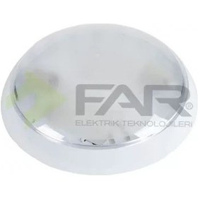 Resim Far Çift Duylu Tavan Armatürü Beyaz Diğer 