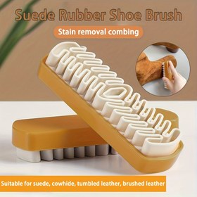 Resim 1/3 Adet Premium Süet ve At Kılı Yumuşak Fırça Suni Deri Ayakkabı Temizleme Fırçası - Dayanıklı Plastik Sap, Hassas Ayakkabıları Etkili Bir Şekilde Temizler, Botlar, Çantalar ve Ev Temizliği İçin İdeal 