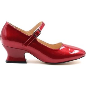 Resim Hakiki Deri Kadın Dolgu Topuk Ayakkabı 064za368 001 