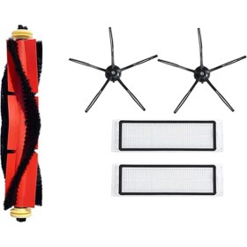 Resim Gorgeous 5 Takım Yedek Parçalar Uyumlu Xiaomi Roborock S5 Max S6 S60 S5 S50 T6 Paspas Siyah Yan Fırça Aksesuarları (Yurt Dışından) 