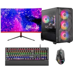 Resim Dragos DRX6908 I7 10700F 32GB 512GB Nvme 6gb RTX3050 23.6 165Hz Curved Oyuncu Masaüstü Bilgisayarı 