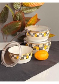 Resim Mıss Betty 9663-30 Lında 3'lu Saklama Kabı Renkli 