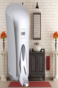 Resim Gold Paper Krom 1000 ml Üstten Doldurmalı Dirsek Temaslı Sıvı Sabun Ve Dezenfektan Banyo Ve Mutfak Aparatı 