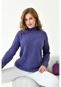 Resim Ftz Women Kadın Basic Kazak Mor 20878 Mor 
