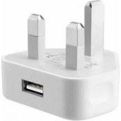 Resim Pdrplnt Telefonlar Için USB Bağlantı Noktalı Birleşik Krallık Şebeke Duvarı 3 Pimli Fiş Adaptörü Şarj Gücü (Yurt Dışından) 