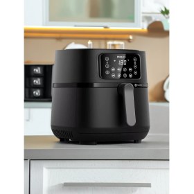 Resim Büyük Kapasiteli Hava Fritözü, Çok Fonksiyonlu, Hızlı ve Sağlıklı Yemek Pişirme 