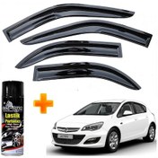 Resim Opel Astra J Mügen Cam Rüzgarlığı Hb 2010-2017 Arası 4 Lü Takım +500ml Lastik Parlatıcı 