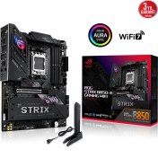 Resim Asus Rog Strıx B850-E Gamıng Wıfı Am5 Ddr5 8000(OC) Usb4 M2 HDMI Dp Wifi7 Atx 