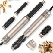 Resim Hot Hair Brush 5 in 1 Saç Stilleyici Termal Fırça Kıvırma Çubuğu Saç Kıvırıcı Saç Düzleştirici Saç Düzleştirici Saç Düzleştirici 