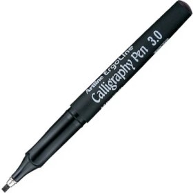 Resim Artline Ergoline Kaligrafi Kalemi 3.0 Mm Siyah 