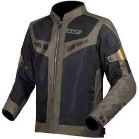 Resim Ls2 Blade Air Korumalı Motosiklet Montu Yazlık Haki-turuncu 
