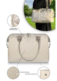Resim Stylo Mommy Bag Usa Anne Bebek Bakım Ve Kadın Çantası Beıge Bej 