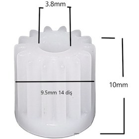 Resim Arzum Soprano Max Ar161 Blender Çırpıcı Dişli Kutusu Mil Dişlisi Uyumlu 