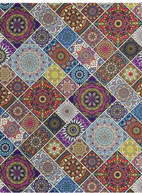 Resim Enesar Home Patchwork Desen Dijital Baski Döşemelik Kumaş 100 x 140 cm 