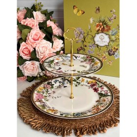 Resim Muse Garden Katlı Kek Kurabiye Standı 