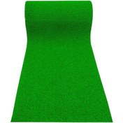 Resim 1X15 Yeşil Kıvırcık Halı Paspas 14 Mm Bzözm7 