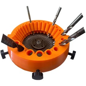 Resim Matkap Ucu Aşıyıcı, Güç Matkap Ucu Taşlama Aksesuarı, Eski Matkap Ucu Taşlama Makinesi, 2 ila 13 mm Matkap Uçları için 125 mm Taşlama Makinesi için Dev Bıçak Açısı Taşlama Makinesi, Plastikten Yapılmıştır, Elektrik Gerektirmez 