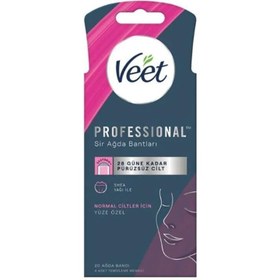 Resim Veet Professional Sir Ağda Bantları Normal Cilt- Yüze Özel 20 Adet 
