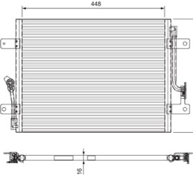 Resim Fiat Palio 1.4 8V Klima Radyatörü Kondenser VALEO Marka 46826683 