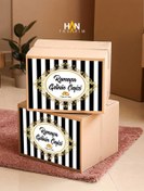 Resim Kendin Tasarla - Isimli Çeyiz Etiketi - Kendinden Yapışkanlı - A4 Ebat - (29 X 21 Cm) - (20'li Paket) - Model 43 