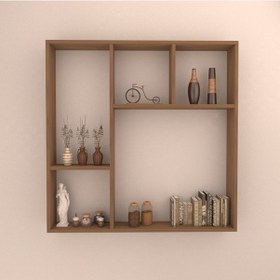 Resim Rafkestir Milet Duvar Raf Set Kafkas Meşe ( Mat ) 
