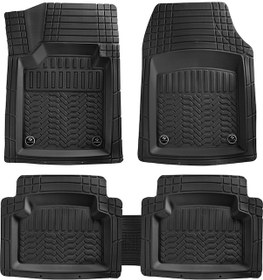 Resim Passat B6 Sedan 2005-2010 Model ve Sonrası Uyumlu Oto Paspas 4D Maximum (Siyah) 