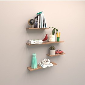 Resim Rafkestir 4 Lü Gizli Bağlantılı Raf Set ( 80 - 60 - 40 - 40 ) Sacramento ( 