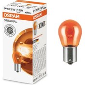 Resim Osram 12V 93 Ampul 21W Turuncu Yakın Tırnak N11.4080 