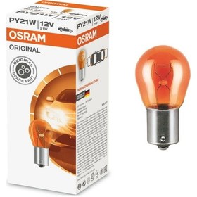 Resim Osram 12V 93 Ampul 21W Turuncu Yakın Tırnak N11.4080 