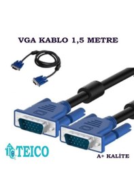 Resim Vga Kablo 1,5 Metre A+ Kalite Teico-5015 