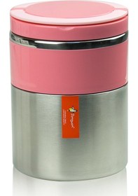 Resim Penguen PNG-1302 Vakumlu 2 Katlı Yemek Termosu Sefer Tası Pembe 