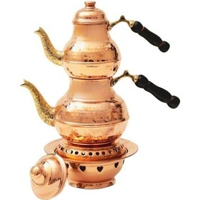 Resim Dövme Küçük Ağır Çaydanlık Kırmızı 