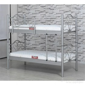Resim Metalia Gm606 Ranza + Yatak Takımı Gümüş 