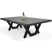 Resim Entema Doğal Ağaç Masif Hibrit Kütük Yemek Masası ve Sehpa 75CM x 115CM 