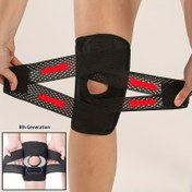 Resim 1 Adet 8. Nesil Geliştirilmiş Kompresyon Dizlik - Mor Detaylı Nefes Alabilir Ayarlanabilir Yan Destek, Ağırlık Kaldırma, Basketbol, Koşu, Yürüyüş ve Bisiklet İçin İdeal - Elde Yıkanabilir, Spor Dizliği, Şık Tasarım, Güvenli Uyumlu 