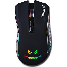 Resim Rush Gallop RM44 RGB Makrolu Kablolu Oyuncu Mouse 