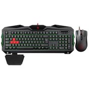 Resim Bloody B2100 USB Aydınlatmalı Oyuncu Klavye Mouse Set SİYAH 